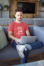 Chess Club Men Regular Fit Tshirt 180 Red Regular Fit Tshirt - Premium Cotton Men Wear