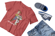 Woody And Buzz Friends Forever Kids Regular Fit Tshirt 180 Red Regular Fit Tshirt - Premium Cotton Kids Wear
