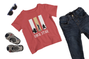 Rock Star Kids Regular Fit Tshirt 180 Red Regular Fit Tshirt - Premium Cotton Kids Wear