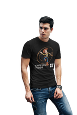 Woody Cowboy Mode On Men Oversized 210 Black Oversized - Premium Cotton Men Wear