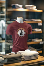Maroon Regular Fit Tshirt - Think Strategically Men Regular Fit Tshirt 180 Design | Men Fashion