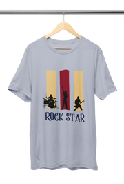 Premium Gray Regular Fit Tshirt for Men - 180 GSM Cotton | Fullmoon Styles