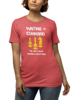 Red Regular Fit Tshirt - Waiting For Command Women Regular Fit Tshirt 180 Design | Women Fashion