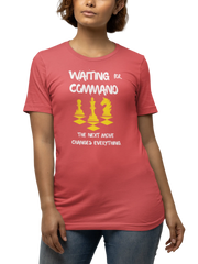 Red Regular Fit Tshirt - Waiting For Command Women Regular Fit Tshirt 180 Design | Women Fashion