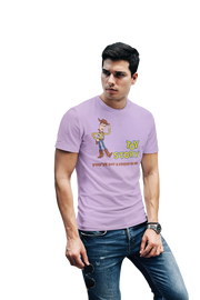Toy Story Woody Men Oversized 240 Lavender Oversized - Premium Cotton Men Wear