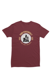 Men Regular Fit Tshirt - Think Strategically Men Regular Fit Tshirt 180 Maroon | Fullmoon Styles