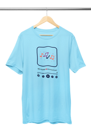 Comfortable Women Regular Fit Tshirt in Sky Blue - 180 GSM | Fullmoon Styles