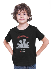 Comfortable Kids Regular Fit Tshirt in Black - 180 GSM | Fullmoon Styles