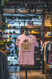 Baby Pink Oversized - Toy Story Woody Sheriff Women Oversized 240 Design | Women Fashion