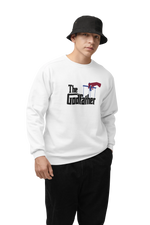 Comfortable Men Regular Fit Sweatshirt in White - 320 GSM | Fullmoon Styles