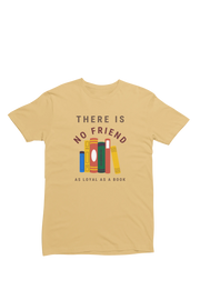 Beige Regular Fit Tshirt - As Loyal As Book Women Regular Fit Tshirt 180 Design | Women Fashion
