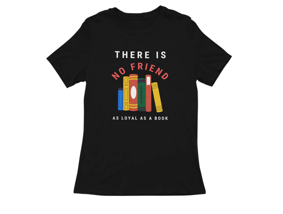 Men Regular Fit Tshirt - As Loyal As Book Men Regular Fit Tshirt 180 Black | Fullmoon Styles