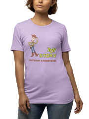 Toy Story Woody Women Oversized 240 Lavender Oversized - Premium Cotton Women Wear