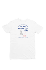 Women Regular Fit Tshirt - We Are Future Kings Women Regular Fit Tshirt 180 White | Fullmoon Styles