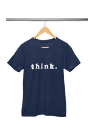 Premium Navy Blue Regular Fit Tshirt for Men - 180 GSM Cotton | Fullmoon Styles