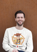 Comfortable Men Regular Fit Sweatshirt in White - 320 GSM | Fullmoon Styles