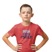 Comfortable Kids Regular Fit Tshirt in Red - 180 GSM | Fullmoon Styles