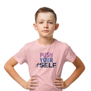 Comfortable Kids Regular Fit Tshirt in Baby Pink - 180 GSM | Fullmoon Styles