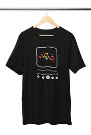 Premium Black Regular Fit Tshirt for Women - 180 GSM Cotton | Fullmoon Styles