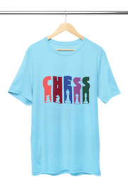 Premium Sky Blue Regular Fit Tshirt for Men - 180 GSM Cotton | Fullmoon Styles