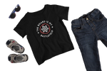 Premium Black Regular Fit Tshirt for Kids - 180 GSM Cotton | Fullmoon Styles