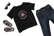 Premium Black Regular Fit Tshirt for Kids - 180 GSM Cotton | Fullmoon Styles
