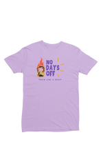 Men Regular Fit Tshirt - No Days Off Men Regular Fit Tshirt 180 Lavender | Fullmoon Styles