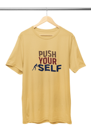 Comfortable Women Regular Fit Tshirt in Beige - 180 GSM | Fullmoon Styles