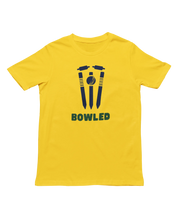 Women Regular Fit Tshirt - Bowled Women Regular Fit Tshirt 180 Yellow | Fullmoon Styles