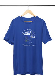 Men Regular Fit Tshirt - We Are Future Kings Men Regular Fit Tshirt 180 Royal Blue | Fullmoon Styles