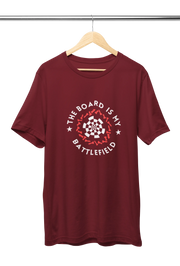 Battlefield Women Regular Fit Tshirt 180 Maroon Regular Fit Tshirt - Premium Cotton Women Wear