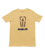 Women Regular Fit Tshirt - Bowled Women Regular Fit Tshirt 180 Beige | Fullmoon Styles