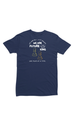 Women Regular Fit Tshirt - We Are Future Kings Women Regular Fit Tshirt 180 Navy Blue | Fullmoon Styles