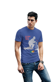 Comfortable Men Regular Fit Tshirt in Royal Blue - 180 GSM | Fullmoon Styles