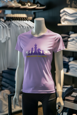 Comfortable Women Regular Fit Tshirt in Lavender - 180 GSM | Fullmoon Styles