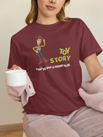Toy Story Woody Women Regular Fit Tshirt 180 Maroon Regular Fit Tshirt - Premium Cotton Women Wear