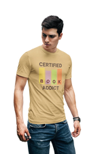 Premium Beige Regular Fit Tshirt for Men - 180 GSM Cotton | Fullmoon Styles