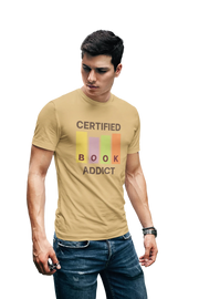 Premium Beige Regular Fit Tshirt for Men - 180 GSM Cotton | Fullmoon Styles