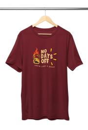 Premium Maroon Regular Fit Tshirt for Women - 180 GSM Cotton | Fullmoon Styles