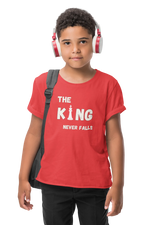Premium Red Regular Fit Tshirt for Kids - 180 GSM Cotton | Fullmoon Styles