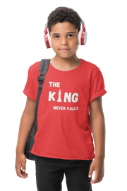 Premium Red Regular Fit Tshirt for Kids - 180 GSM Cotton | Fullmoon Styles