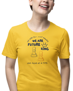 Yellow Regular Fit Tshirt - We Are Future Kings Women Regular Fit Tshirt 180 Design | Women Fashion