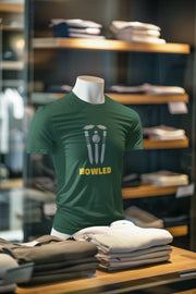 Bowled Men Regular Fit Tshirt 180 Bottle Green Regular Fit Tshirt - Premium Cotton Men Wear