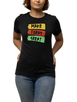 Comfortable Women Regular Fit Tshirt in Black - 180 GSM | Fullmoon Styles