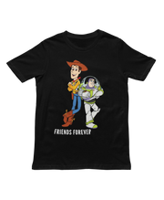 Men Regular Fit Tshirt - Woody And Buzz Friends Forever Men Regular Fit Tshirt 180 Black | Fullmoon Styles