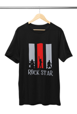 Premium Black Regular Fit Tshirt for Men - 180 GSM Cotton | Fullmoon Styles