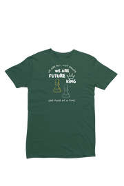 Comfortable Women Regular Fit Tshirt in Bottle Green - 180 GSM | Fullmoon Styles
