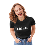 Chess Think Women Regular Fit Tshirt 180 Black Regular Fit Tshirt - Premium Cotton Women Wear