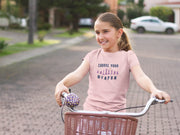 Premium Baby Pink Regular Fit Tshirt for Kids - 180 GSM Cotton | Fullmoon Styles