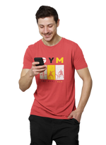 One More Rep Men Regular Fit Tshirt 180 Red Regular Fit Tshirt - Premium Cotton Men Wear